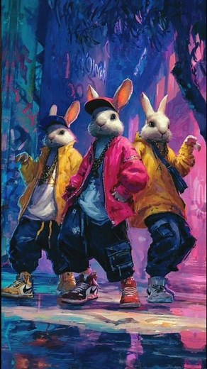DANCING RABBITS 🐇😱😱| Funny Rabbit Dance Compilation 🐇💃 #Shorts