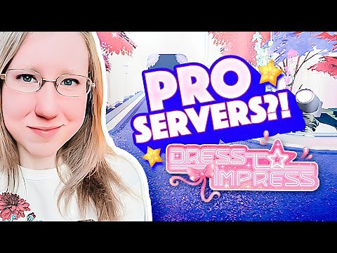 I Tried PRO SERVERS In Dress to Impress!