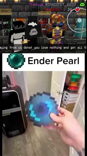🔮 I Threw a REAL Ender Pearl in Real Life! 😱 | Minecraft IRL