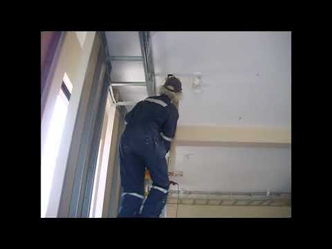 How To Install Drop-In Anchors for threaded ceiling mounts