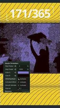 171/365 Two color dithering post processing