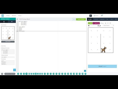 1.4.4: Fireman Karel codehs python