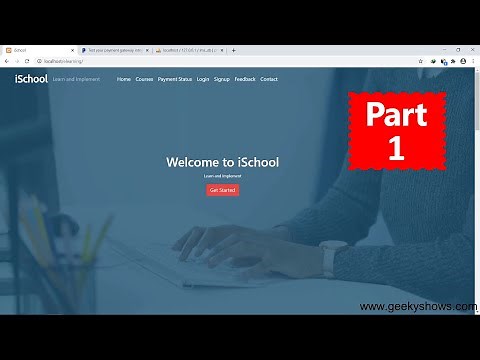 Introduction to iSchool E Learning Management System PHP MySQL Project (Hindi)