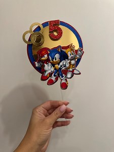 Sonic Cake Topper - Etsy