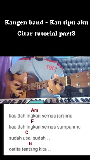 Kau tipu aku || gitar tutorial part3 #gitartutorial