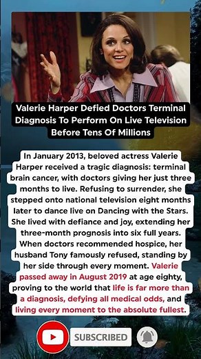 The Untold Story Of How Valerie Harper Defied Doctors Terminal Cancer Diagnosis