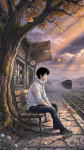 He Was the Last Person to Wait at This Station 🚂 | Strings & Stillness
