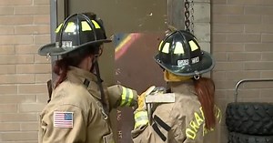Female firefighter fights stereotypes with special camp to encourage girls