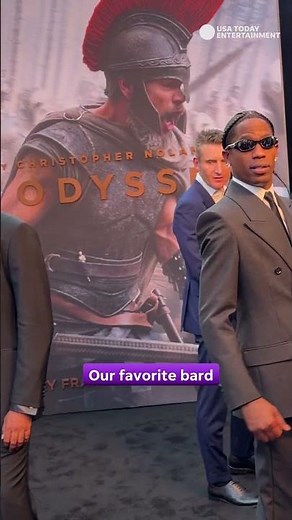 Travis Scott's one-word response to filming 'The Odyssey'
