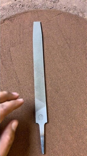 Forging a Double Cut File with Liquid Silver ⚒️