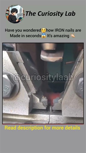 Iron nails in 😱#seconds #shorts #iron #nails