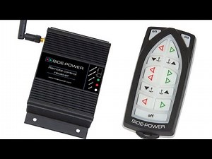 Side power thruster wireless remote install