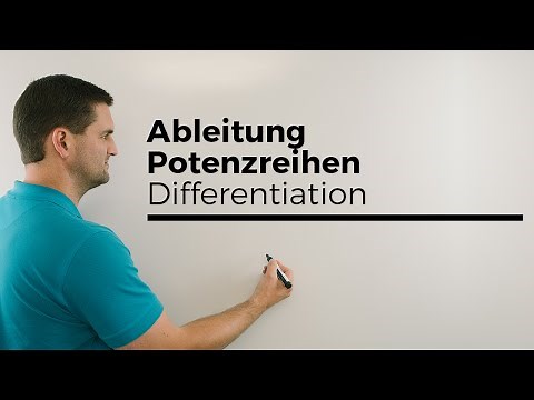 Ableitung Potenzreihen, Differentiation, Reihen | Mathe by Daniel Jung
