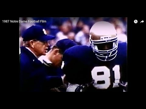 1987 Notre Dame Football Film