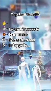 Top 5 ref Fortnite 🇫🇷🤣