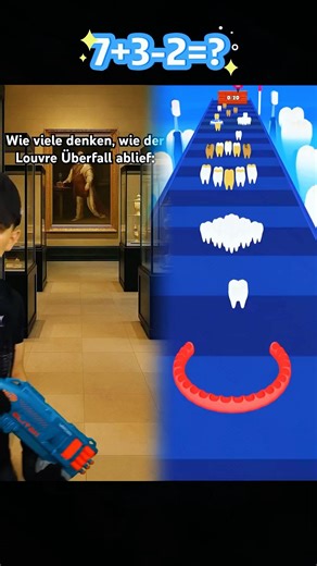 DER LOUVRE ÜBERFALL WAR EIN MEISTERWERK 🤔 #shorts #shortvideo #youtubeshorts