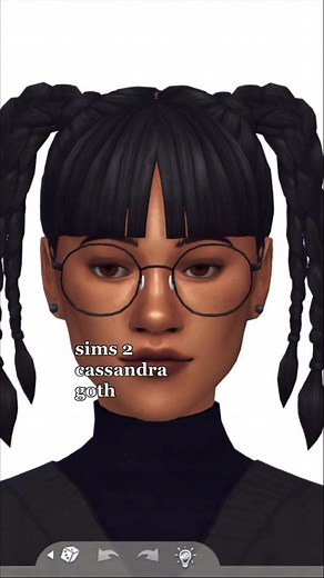 ea just let cassandra be a fun goth come on cowards #sims4 #sims4cc #cassandragoth #sims4makeover