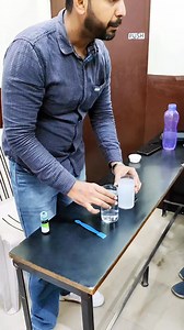 Particles of matter having space between them #scienceexperiment #education #sciencegurushivam #scienceknowledge #science #scienceguru #physicsexperiment | Science Guru Shivam