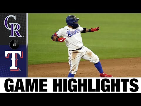 Lance Lynn, Rougned Odor lead Rangers to win at new park | Rockies-Rangers Game Highlights 7/24/20