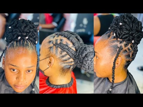 The skill-full dreadlock hairstyle I made today