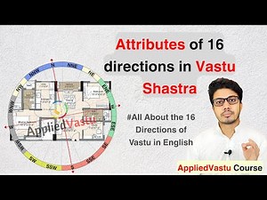 16 directions of Vastu with degrees | Attributes of 16 directions in Vastu Shastra in english