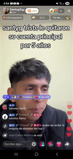 Santyg: Prisión de Su Cuenta Principal por 5 Años