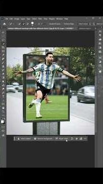 Realistic 3D billboard mockup in Photoshop tutorial #photoshoptutorial #viralvideo #viral