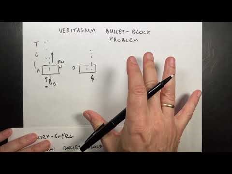 The Bullet Block Problem as an Example of Momentum and Energy