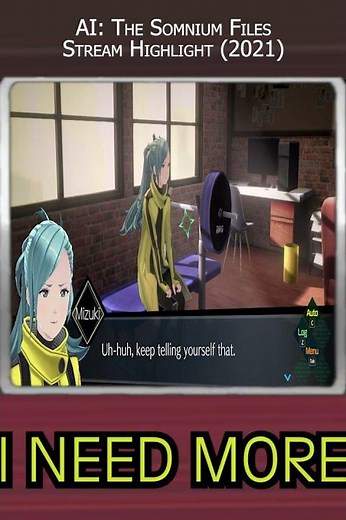 MIZUKI FINDS DATE'S VIDEOS #spikechunsoft #aithesomniumfiles #videogames