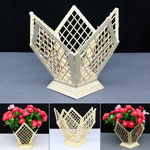 1.1M views · 27K shares | Beautiful Flower Vase Making Hermoso florero haciendo #diy #crafts #beautiful #howto | Crafts Dude | Facebook