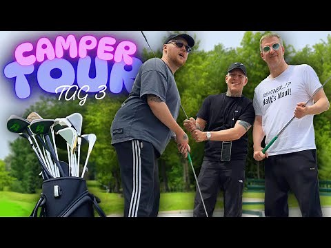 MINIGOLF ESKALIERT mit MONTE, ZARBEX und SCHRADIN! | + NORDSEE-BAD bei der CAMPERTOUR | Tag 3