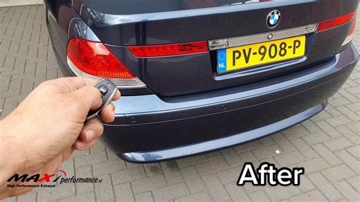 Enhanced BMW 745i Exhaust Sound with Cut-Out Valve System