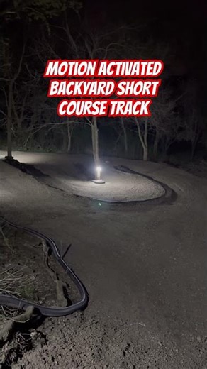 Testing Dynamic Lighting for Backyard Night Racing #Shorts