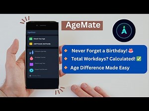 AgeMate The Ultimate Age Calculator & Birthday Tracker App Everything You Need to Know