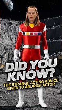 The Strange Acting Advice Given to Andros' Actor #powerrangers