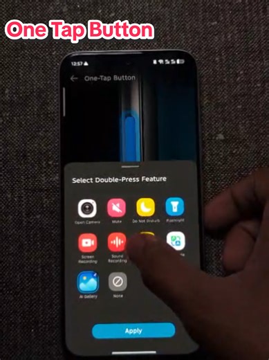 Infinix Hot 80 Pro: One Tap Button Test Overview