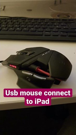 Connect USB mouse to an iPad or iPhone fix