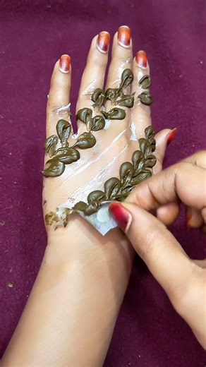 Stylish Mehndi Design ♥️ #shorts #mehndi #trending #stylish #latest #arabic #henna #mehandi #video