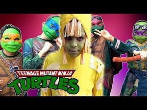Teenage Mutant Ninja Turtles Vs The Cheese Monster - Fun Kids Parody - Gorgeous Movies