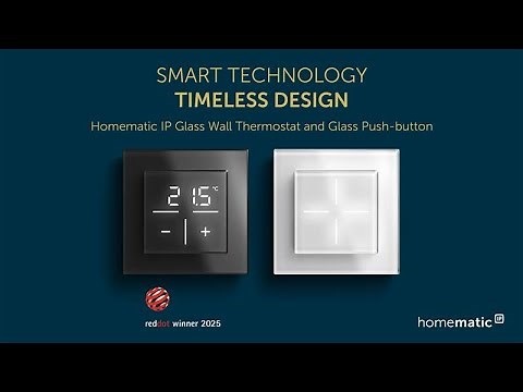 Homematic IP | Smart technology, timeless design - the new glass series
