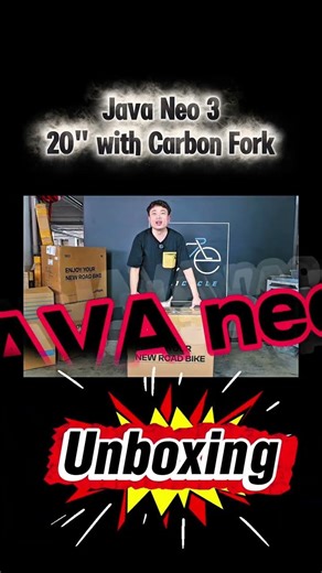 Kaicycle unboxing Java neo 3 20" trifold. Brompton copy killer? #javabikes #javaneo3
