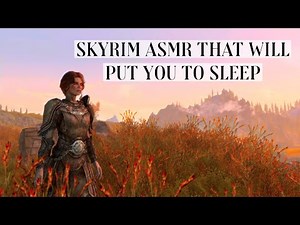 Skyrim ASMR 🐉 Whispering SUPER CLOSE in Your Ears ✨ Facts About Skyrim