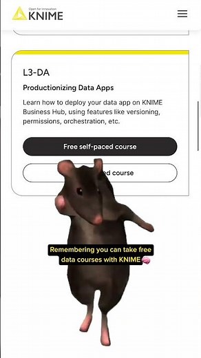 Free KNIME Data Courses