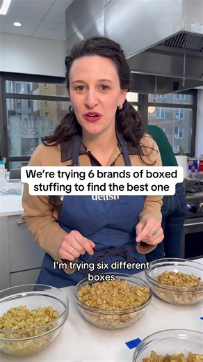 Which boxed #stuffing is worthy of our #Thanksgiving table? Watch to find out!