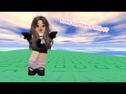 Free Roblox custom classic t-shirt tutorial! 🖤🩷🤍🎀