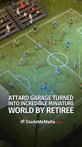Meet Victor Grech, the retiree who transformed his garage in Attard into a breathtaking miniature world — complete with hand-laid train tracks, tiny houses and bridges. Built purely for joy, with all donations going to Puttinu Cares 🚂❤️ 🎥: Patricia Mary Lamanna | GuideMeMalta.com