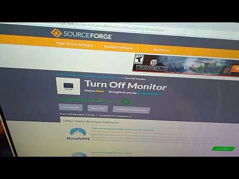 Turn Off Monitor for ALL IN ONE PC