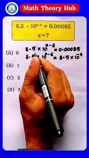 Interesting Math Trick (Scientific and Decimal Notations) #shortfeed #tricks #algebra #scientific