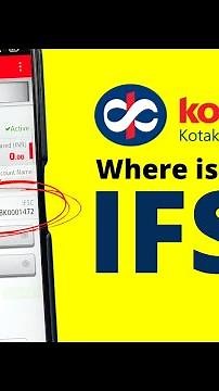 How to See IFSC Code in Kotak Bank App? | Kotak Bank App IFSC Code