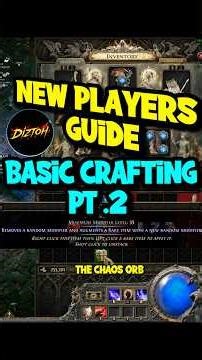 New Player's Guide (Pt. 2) to Basic Path of Exile 2 Crafting #pathofexile2 #crafting #shorts